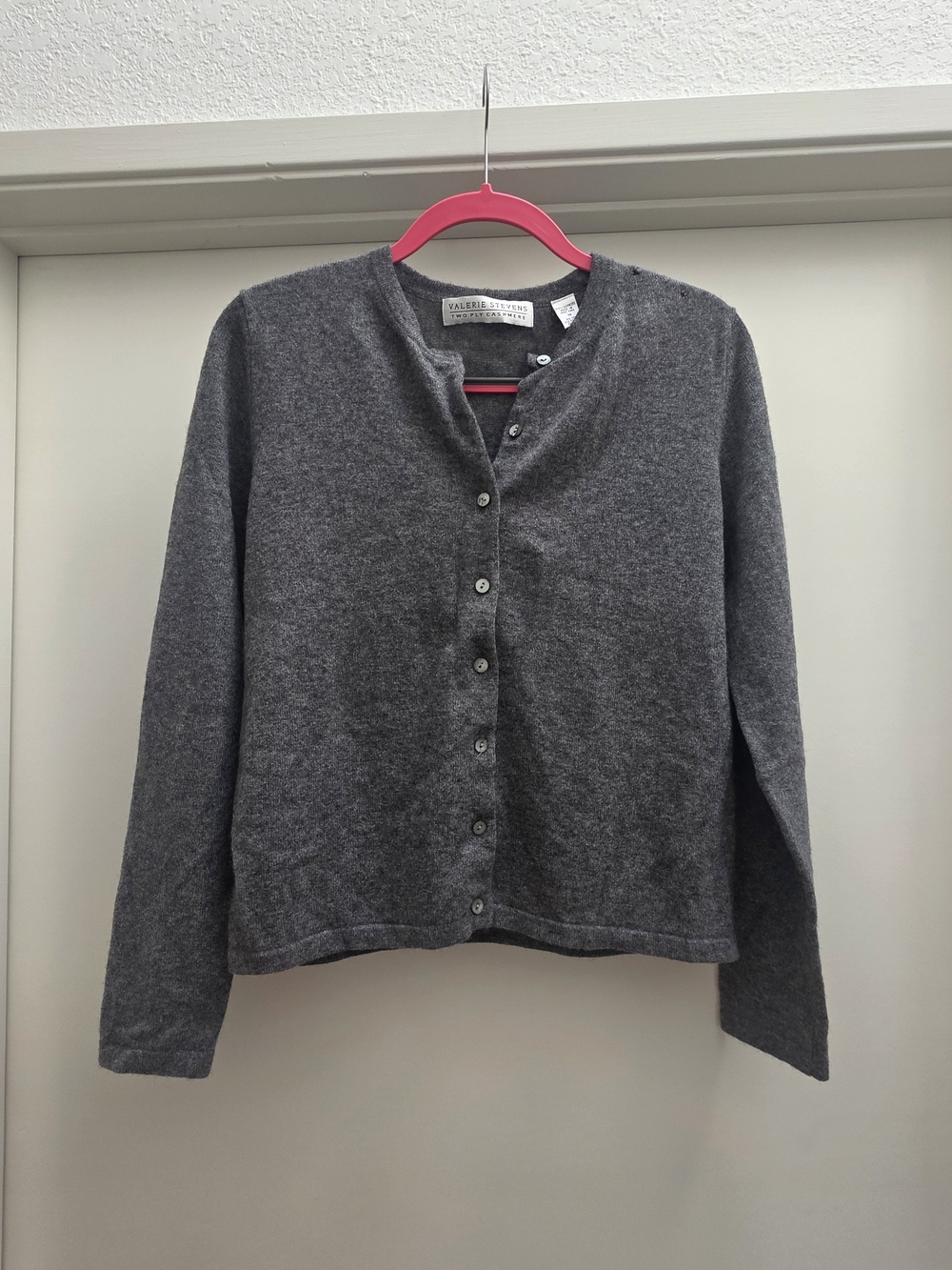 Vintage Cashmere Cardigan Coastal Grandmother Fisherman Coquette Quiet Luxury